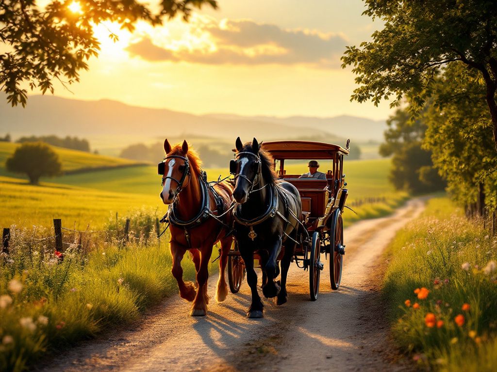 discipline équestre : l'attelage