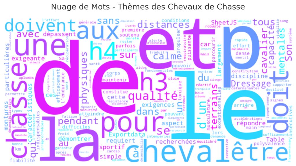 Les qualités essentielles d’un bon cheval de chasse